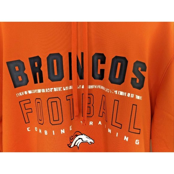 Denver Broncos Athletic Hoodie Size XL - Combine Authentic - NFL Team Apparel - Picture 2 of 6